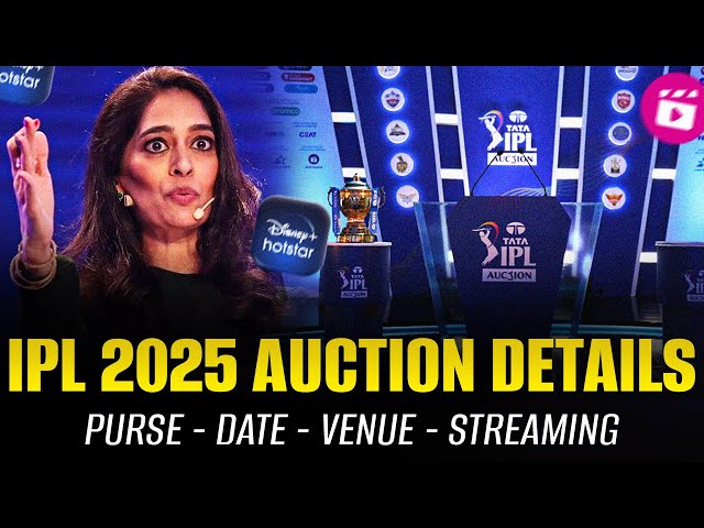 🔥 IPL 2025 Auction Full Details 🏏 | Purse Remaining 💰, Venue 🏟️, Date & Time ⏰ || #criczip