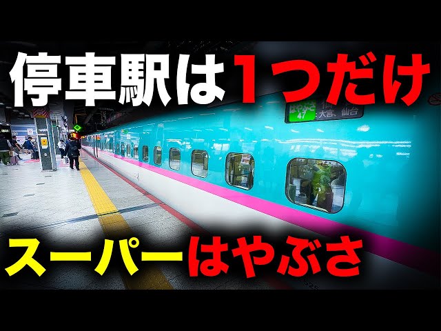 【最速】1日1本限定！唯一無二の東北新幹線はやぶさ号に乗ってきた