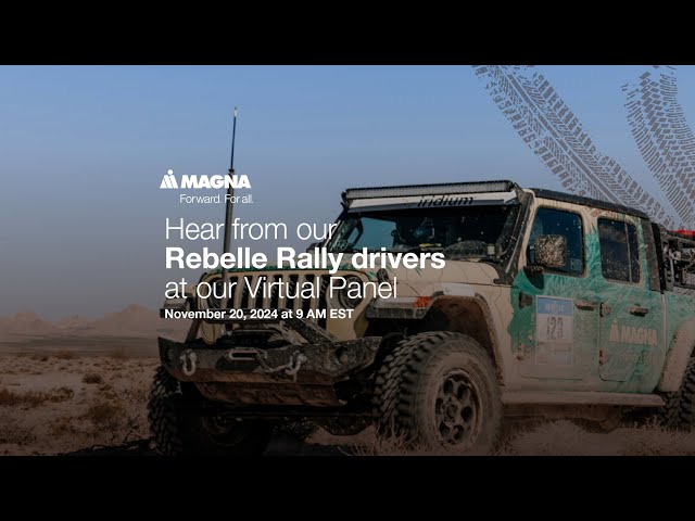 Virtual Panel: Meet the Magna Rebelle Rally Drivers