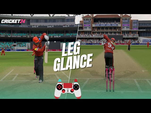 Cricket 24 Tutorial : Leg Glance (Pro Ctrl)