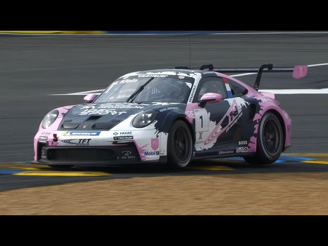 24H Le Mans 2023 - Porsche Carrera Cup - CRASH, SPINS + ACTION