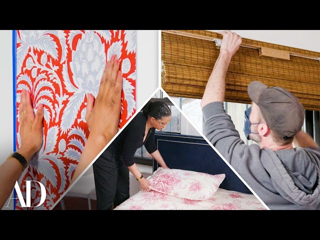 3 Hour DIY Bedroom Makeover By Pro Designer | Room Refresh | Architectural Digest