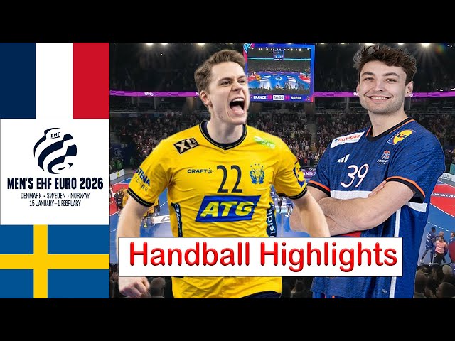 France Vs Sweden Handball Highlights EHF Euro Cup 2026