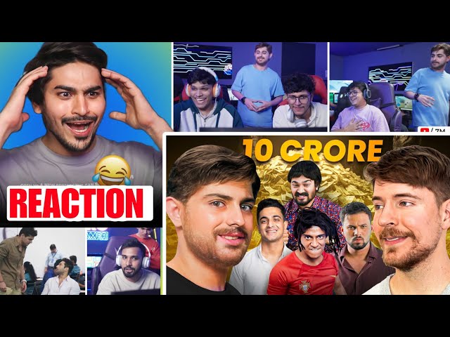 Joker Reaction On Carryminati Collab With Indian Youtubers & Mr Beast😱