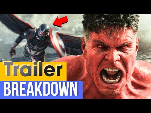 Captain America 4 - The Truth About Red Hulk and Falcon! Trailer Breakdown