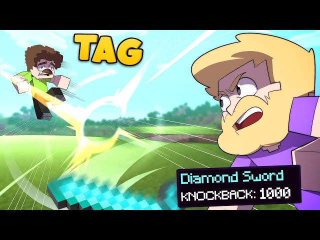 Minecraft Tag With Extreme Knockback!