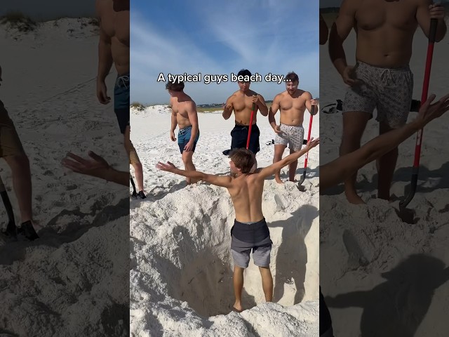 A typical guys beach day…😂😭 #snowwhite #theboys #viral #shorts #beach #beachday