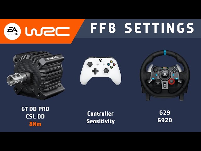 Fanatec & Logitech FFB Settings | EA Sports WRC