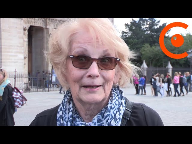 Attack on Notre Dame: reactions of tourists