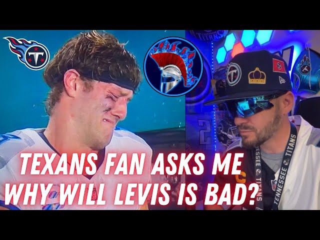 TITAN ANDERSON Answers TEXANS FANS QUESTION About TENNESSEE TITANS QB WILL LEVIS BAD START to 2024.