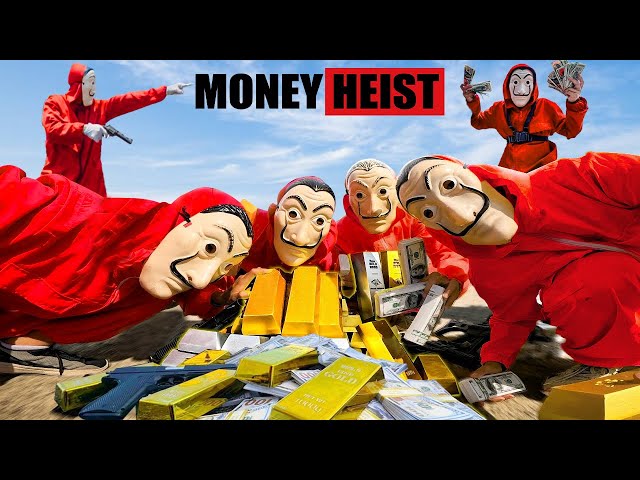 PARKOUR VS MONEY HEIST:Boss and Money Heist Break Into Police Station To Steal Back Money | Epic POV