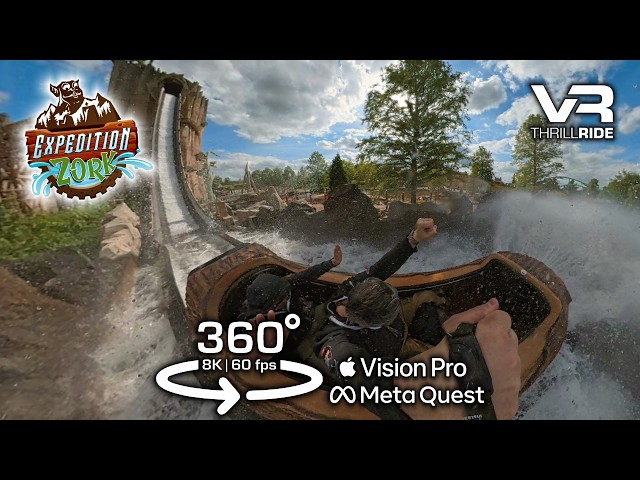 8K 360° POV: Soaking Wet on EXPEDITION ZORK - You'll Get SPRAYED! Toverland Meta Quest VR