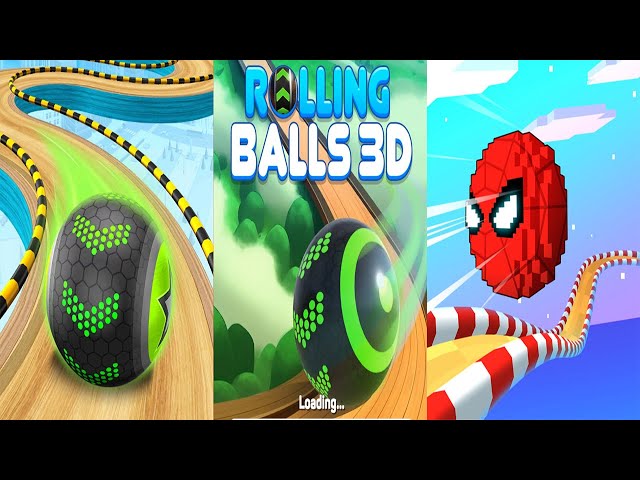 Going Balls VS Sky Rolling Balls VS Fly Ball - SpeedRun All Levels Gameplay #3