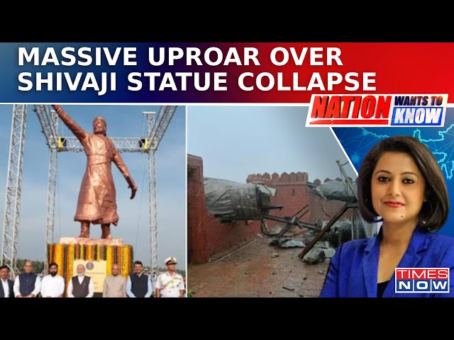 Political Slugfest Erupts Over Collapse Of Shivaji Statue In Maharashtra's Sindhuburg| NWTK