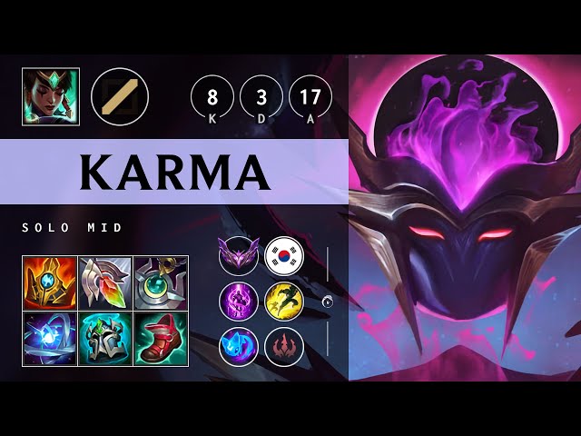 Karma Mid vs Aurora: Shield Maker - KR Master Patch 14.22