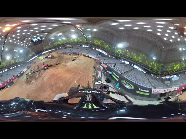 Gopro Fusion Jorge Zaragoza 360 en el Supercross de Barcelona Palau Sant Jordi