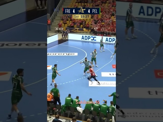 EHF HANDBALL CHAMPIONSHIP LEAGUE #SHORTS #HANDBALL #EHF ##RUKOMET FAINT GOAL #BALONMANO  #AMAZING