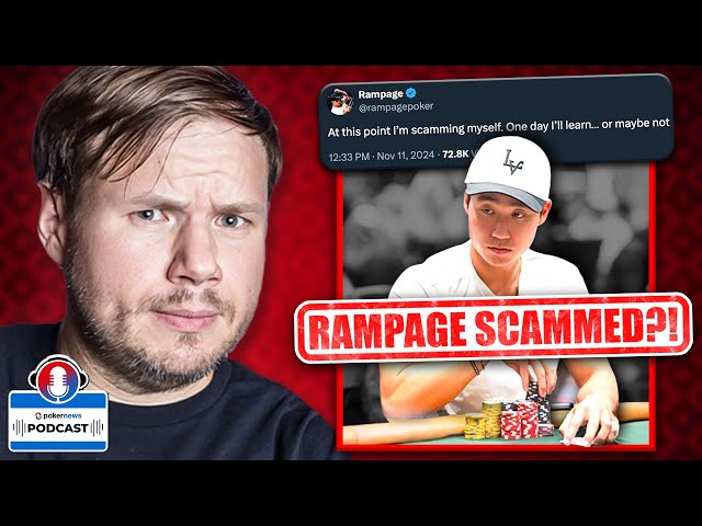 Rampage Poker Scammed… Again?!? Patrik Antonius Wins $5.1M |PokerNews Podcast #865