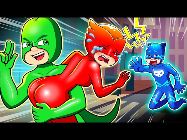 Owlette, Please Don't Go! I Can't Live Without You! - Catboy's Life Story - PJ MASKS 2D Animation