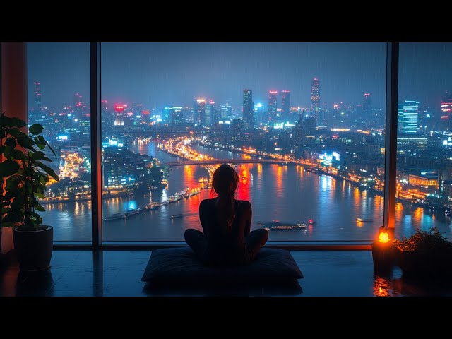 Relaxing Jazz Music for Urban Nights | Jazz Vibes Amidst City Lights