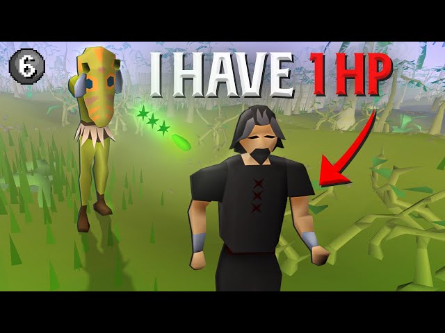 Runescape's Most Dangerous Island with 1 HP (#6)