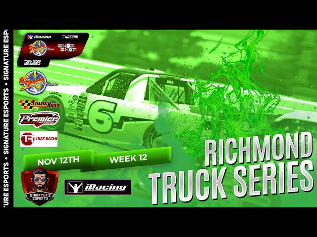 RICHMOND | SPEEDY TROPHIES TRUCK SERIES POWERED BY CHOP SHOP RACING  #iracing #league #gaming