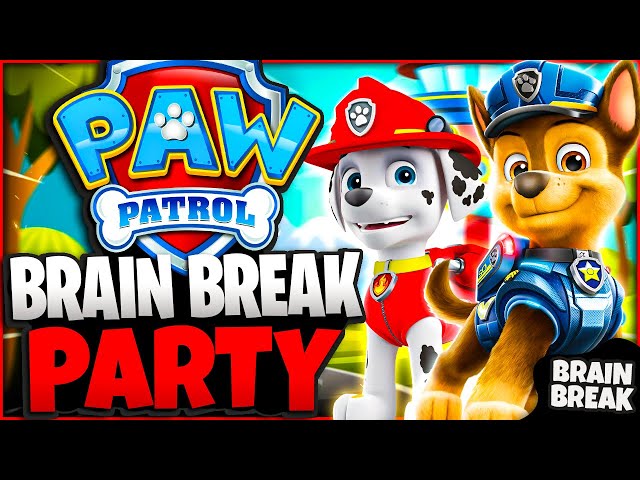 Paw Patrol Brain Break Party | Brain Breaks for Kids | Freeze Dance | Just Dance | Danny Go