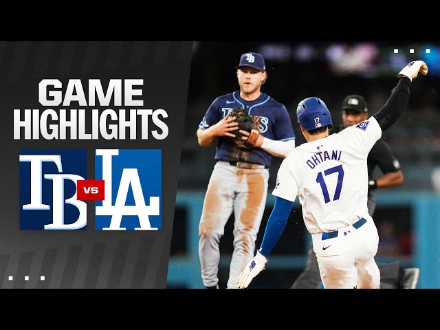 Rays vs. Dodgers Game Highlights (8/23/24) | MLB Highlights