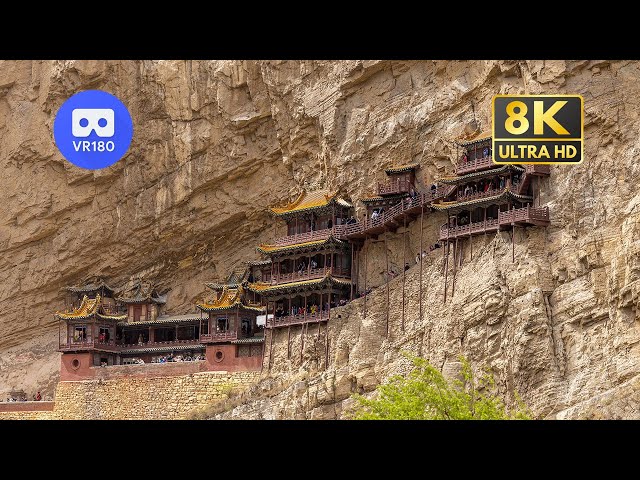 【VR180】Travel China: Hanging Temple 悬空寺 | Ancient China's Architectural Wonder