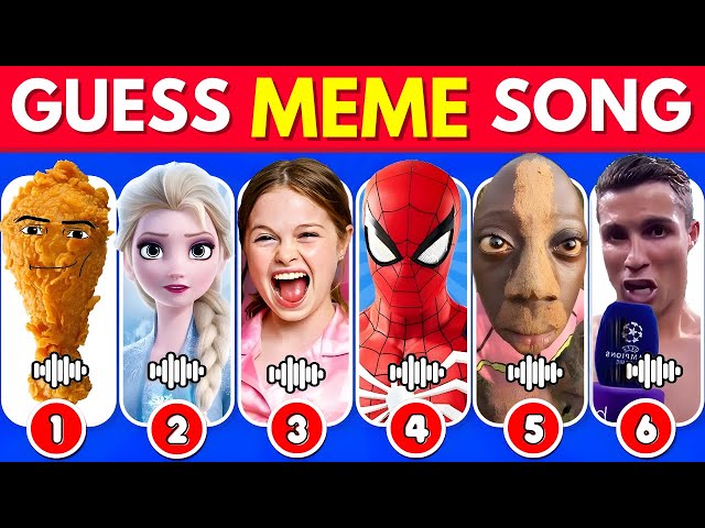 GUESS MEME & WHO'S SINGING 🎤🎵 🔥 | Lay Lay, King Ferran, Salish Matter, MrBeast, Skibidi Toilet, Elsa