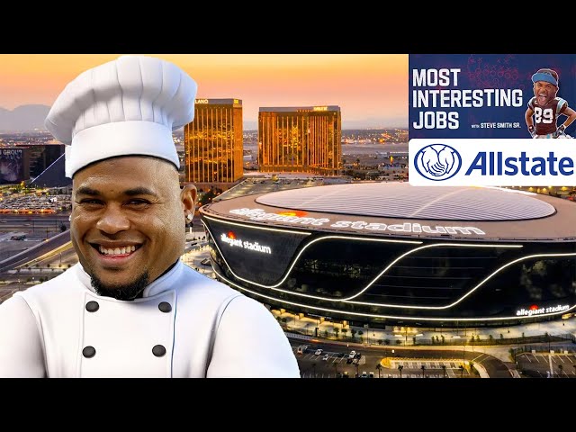 Steve Smith SR. Cooks for 60,000 people on NFL Gameday