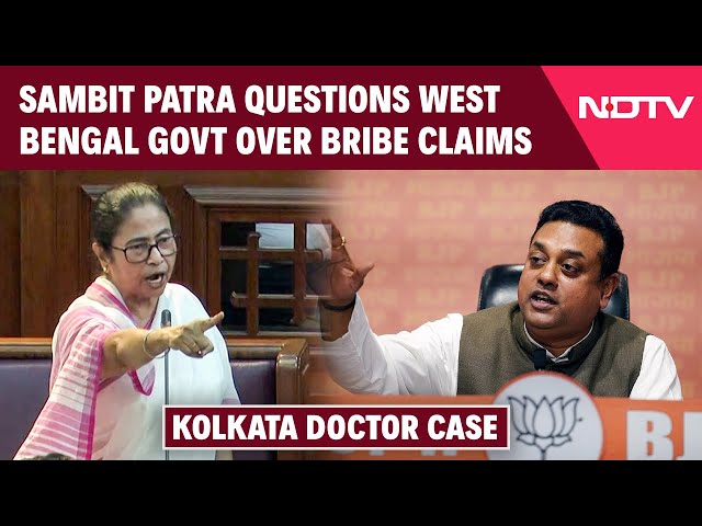 Kolkata Doctor Case Update | Sambit Patra Questions West Bengal Govt Over Bribe Claims