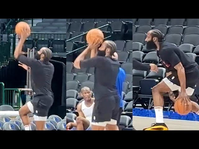 James Harden Workout Before Game 3 Against Luka Doncic And Mavs