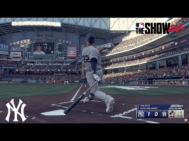 MLB The Show 24! - Gameplay Yankees Vs Astros 4K (PS5)