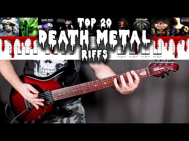 TOP 20 DEATH METAL RIFFS | With Tabs