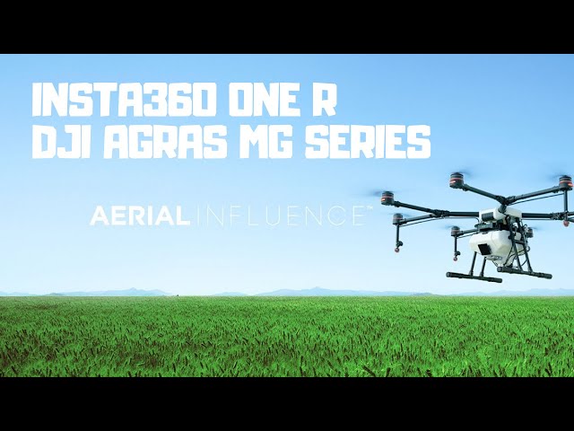 Agricultural Spraying Drone with Insta360 One R