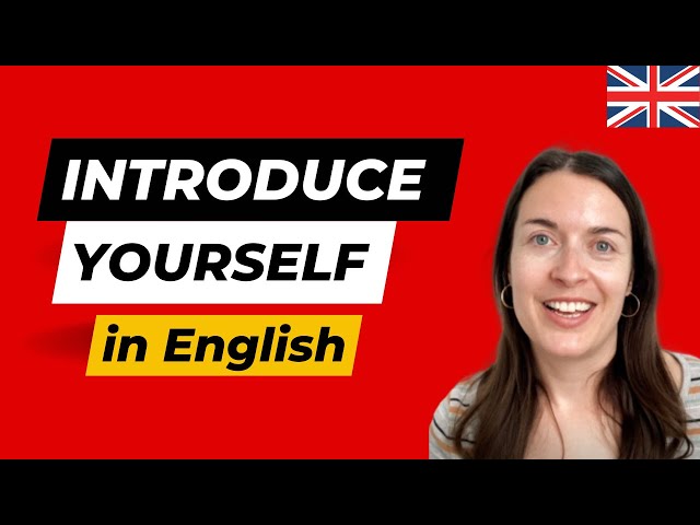 How to introduce yourself in English (like a native speaker!)