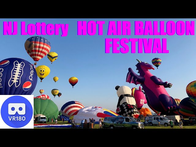 VR180 38th ANNUAL NJ LOTTERY Hot Air Balloon Festival