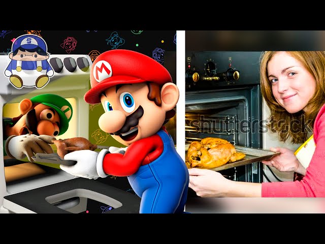 Mario Cooks a Thanksgiving """"Turkey""""