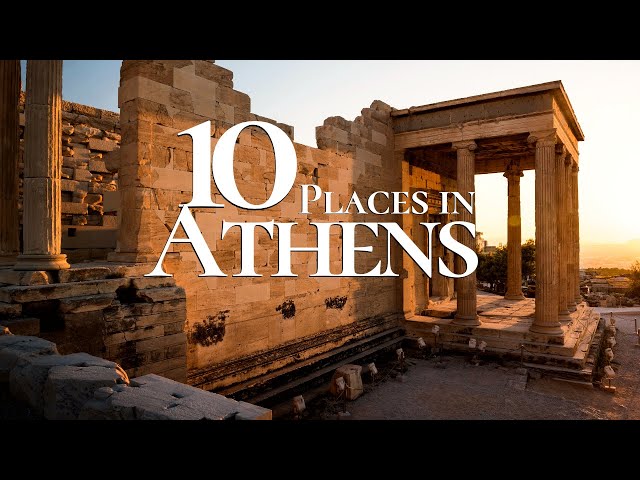 10 Most Beautiful Places to Visit in Athens Greece 4K 🇬🇷 | Athens Travel Guide