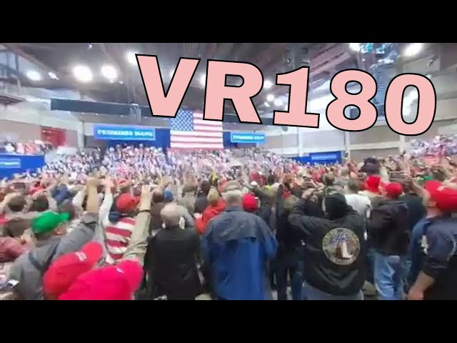 3D #VR180 Trump Rally in Minnesota! #trump