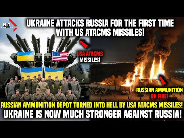 Revenge Time: Ukraine Fires US ATACMS Missiles for the First Time! Russian Army is Now Cornered!