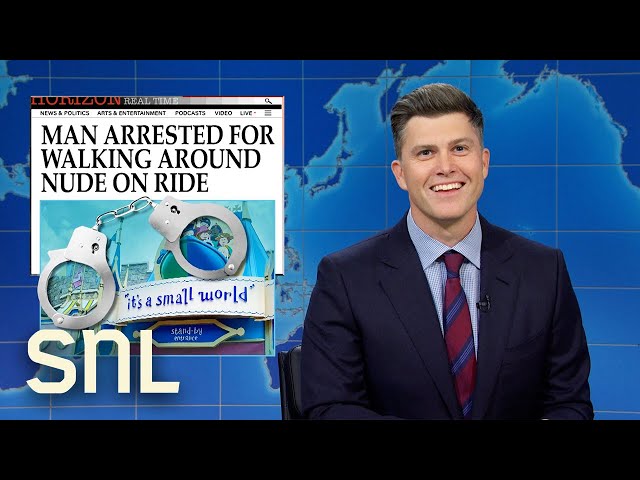 Weekend Update: Naked Man Arrested at Disneyland, Doritos AI Software - SNL