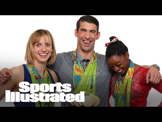 Simone Biles, Michael Phelps, and Katie Ledecky Put Their Medals on Display | Sports Illustrated