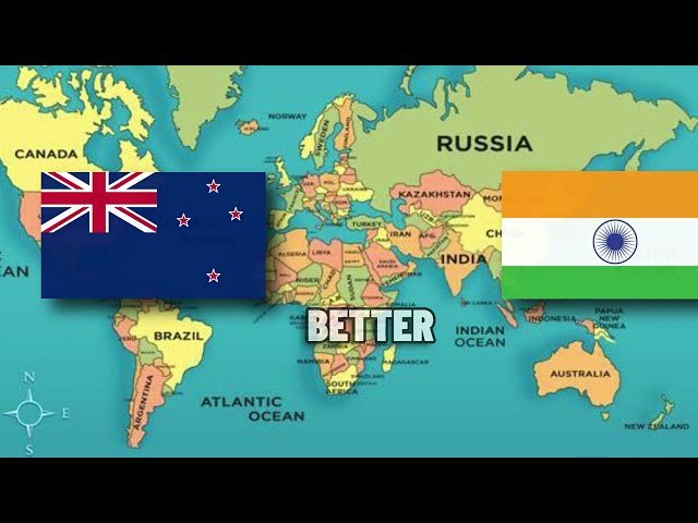 India vs New Zealand comparison| comparison video| country comparison