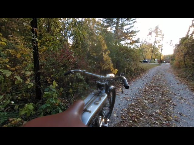 1920 Douglas Motorcycle, w-20 2-3/4hp Flat Tank 350cc VR180 walk around