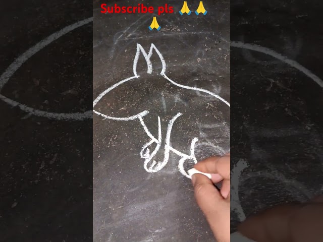 #how to draw rabbit by v#drawing #youtubeshorts #shortvideo #shorts #shorts