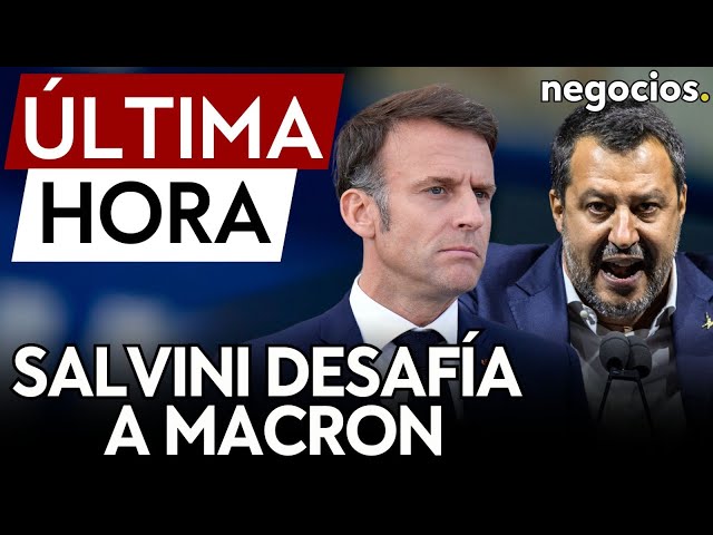 ÚLTIMA HORA | Lío en Europa: Salvini (Italia) invita a Macron a ir a Ucrania a luchar