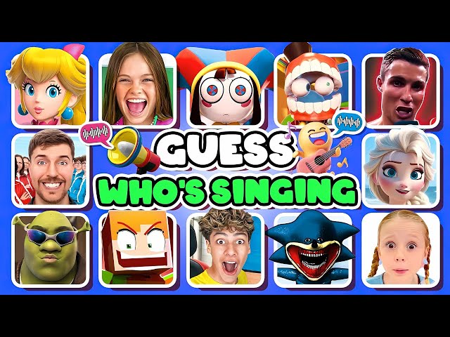 GUESS MEME & WHO'S SINGING #4 🎤🎵🔥 Lay Lay, King Ferran, Salish Matter, MrBeast, Skibidi Toilet, Elsa