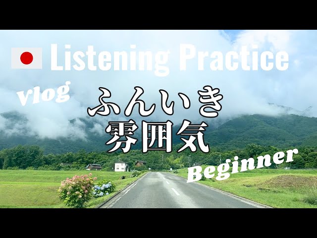 Japanese Listening Practice | Let's go cool off